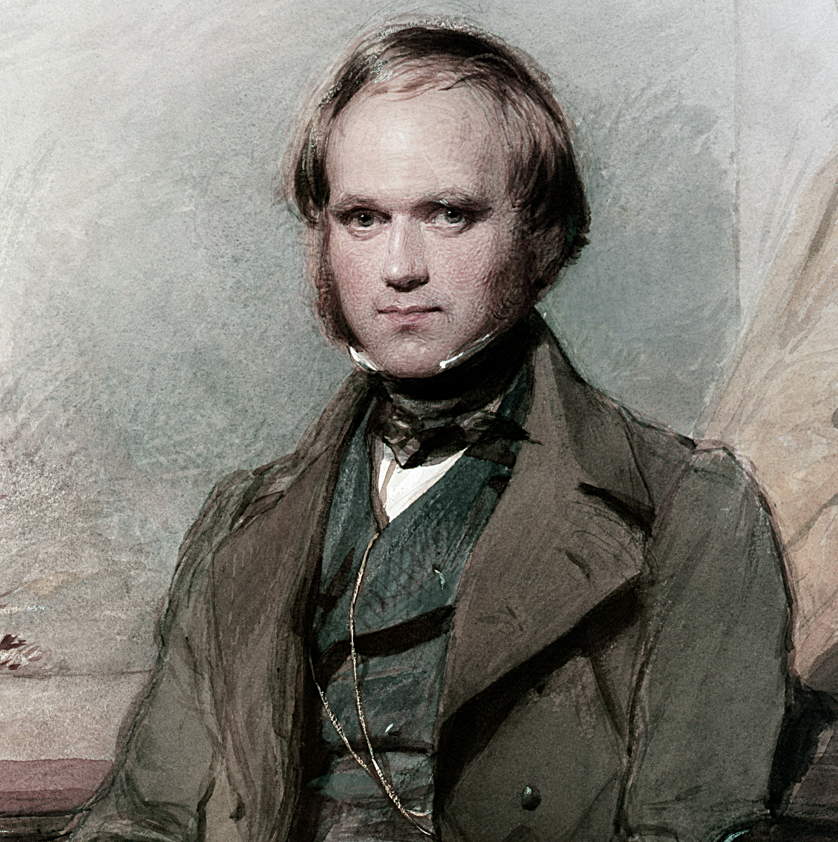 Lavater Charles Darwin by G. Richmond